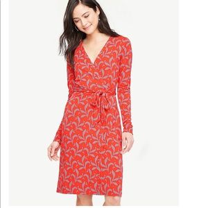 Ann Taylor Wrap Dress Petite 00